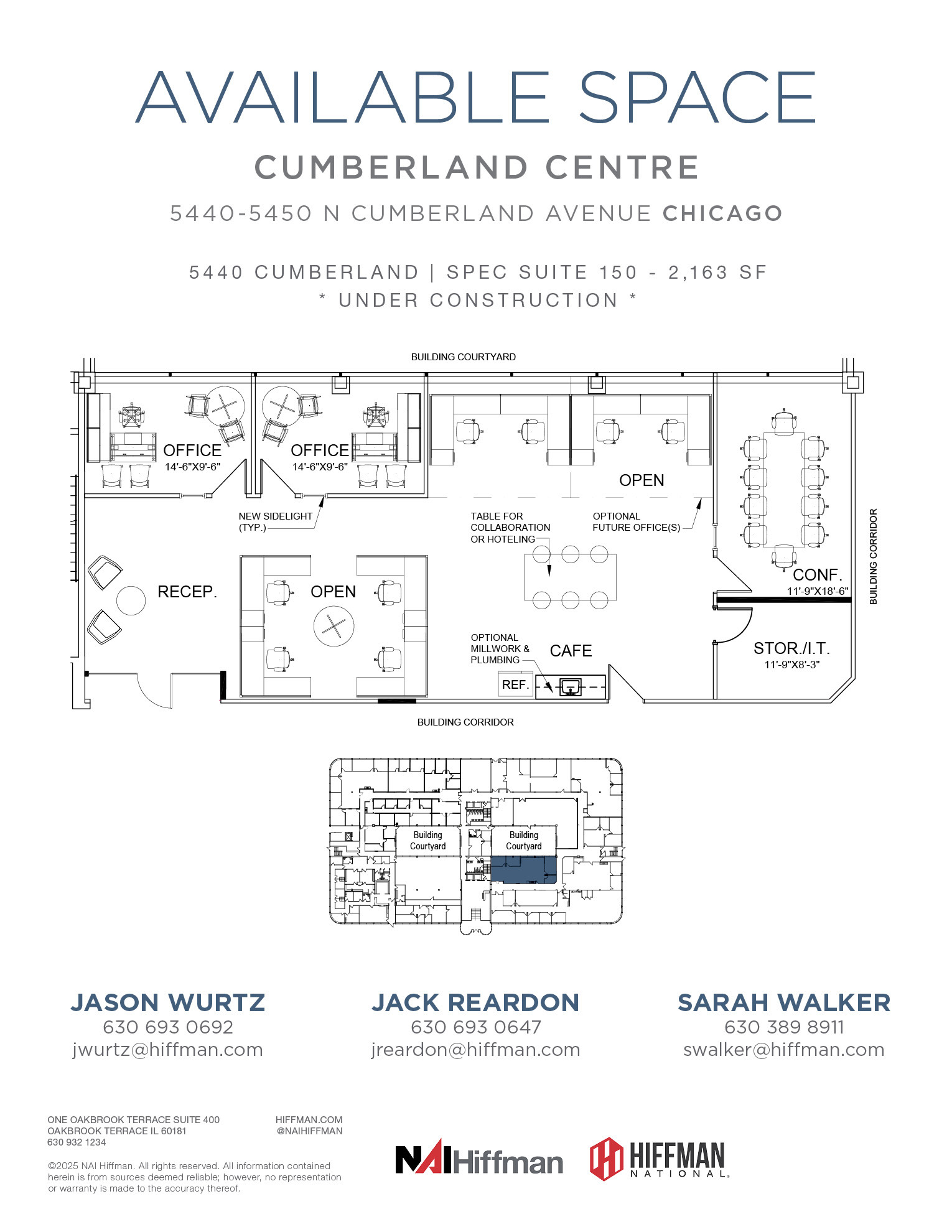 5440 N Cumberland Ave, Chicago, IL for lease Floor Plan- Image 1 of 11