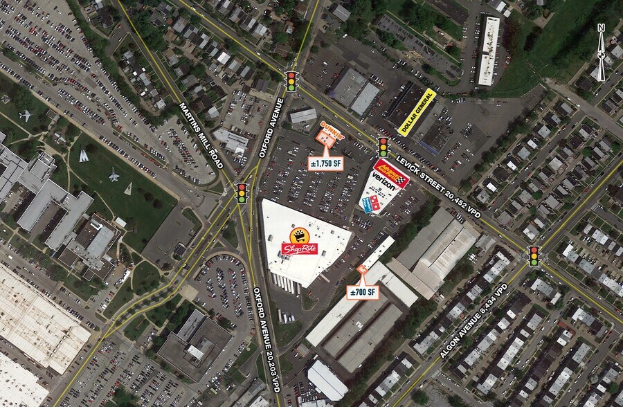 6301-6395 Oxford Ave, Philadelphia, PA for lease - Aerial - Image 2 of 7