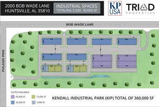 Plus de détails pour 2000 Bob Wade NW ln, Huntsville, AL - Industriel à louer