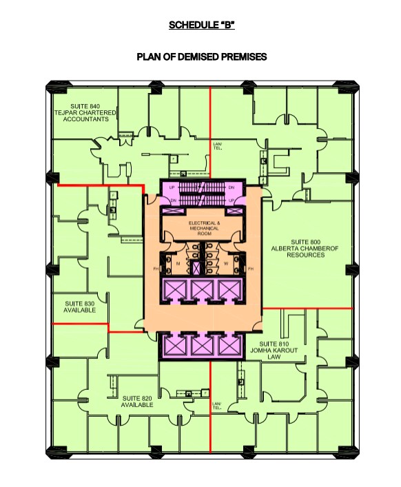 10123 99th St NW, Edmonton, AB for lease Floor Plan- Image 1 of 1