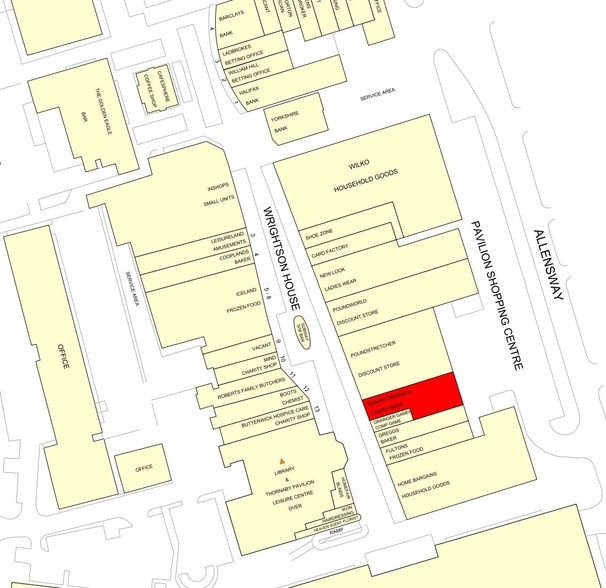1-12 Pavilion Shopping Centre, Thornaby for lease - Plat Map - Image 3 of 10