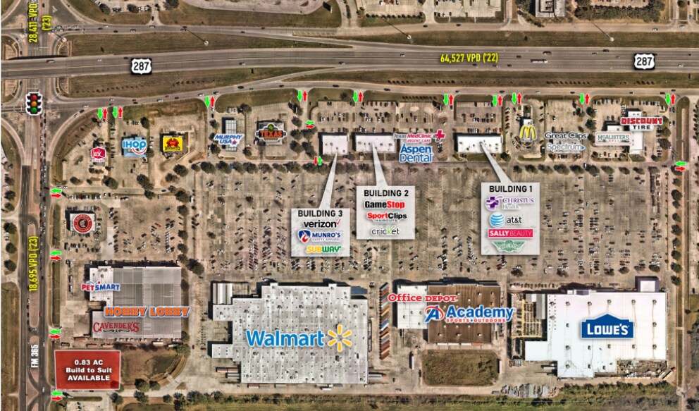 SWC US 287 & FM 365, Port Arthur, TX for lease Aerial- Image 1 of 5