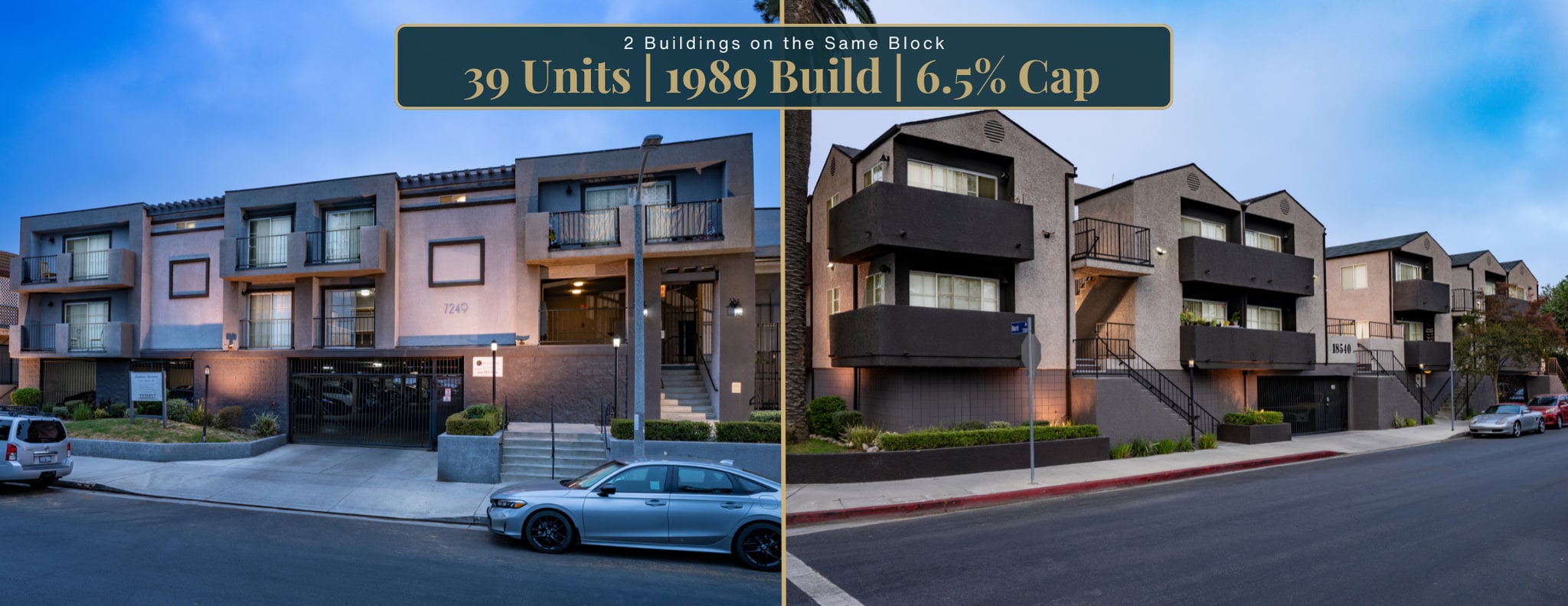 PRICE REDUCED 39U | 1989 Build | 6.5 Cap portefeuille de 2 propriétés à vendre sur LoopNet.ca Photo du bâtiment- Image 1 de 19