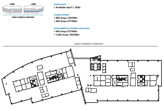 4655 Great America Pky, Santa Clara, CA for lease Floor Plan- Image 1 of 1