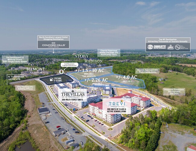 More details for 12440 Tryon St, Charlotte, NC - Land for Sale