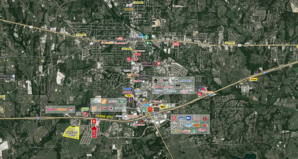 901 W Interstate 20, Weatherford, TX for sale - Aerial - Image 3 of 5