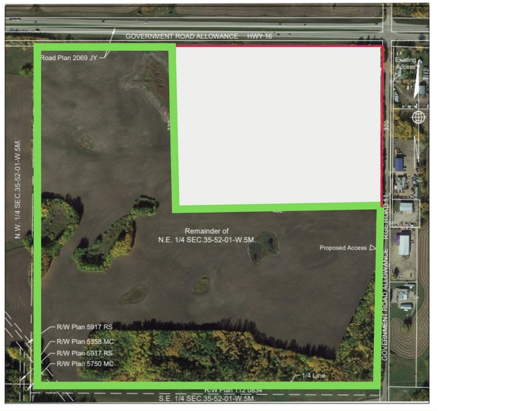 52532 Glory Hills Rd, Stony Plain, AB à vendre - Aérien - Image 2 de 2