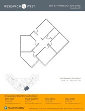 2400 Research Blvd, Rockville, MD à louer Plan d’étage- Image 1 de 1