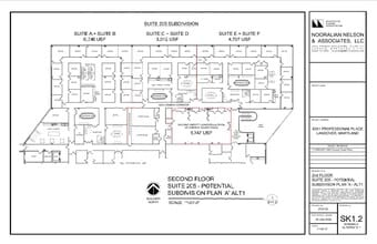 8301 Professional Pl, Landover, MD à louer Plan d’étage- Image 2 de 2
