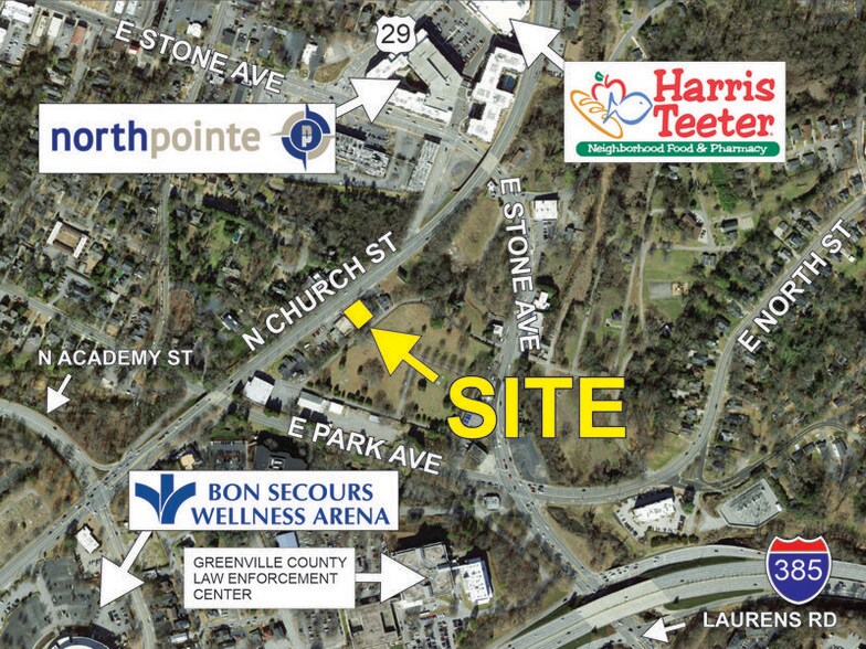920 N Church St, Greenville, SC à vendre - Photo du bâtiment - Image 2 de 4