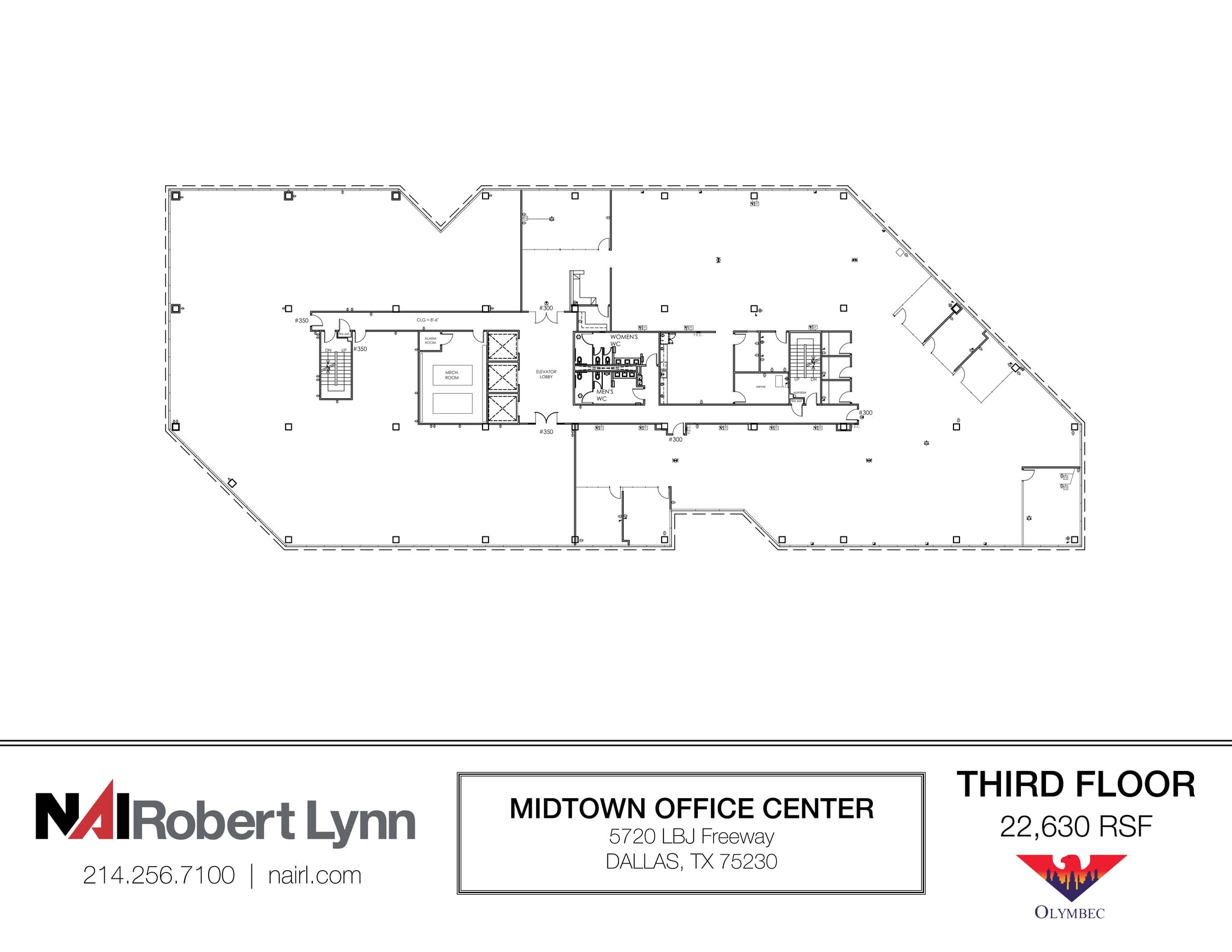 5720 Lyndon B Johnson Fwy, Dallas, TX à louer Plan d’étage- Image 1 de 2