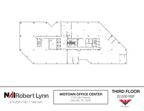 5720 Lyndon B Johnson Fwy, Dallas, TX à louer Plan d’étage- Image 1 de 2