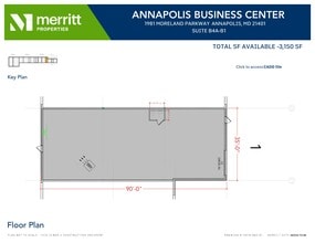1981 Moreland Pky, Annapolis, MD for lease Floor Plan- Image 1 of 1