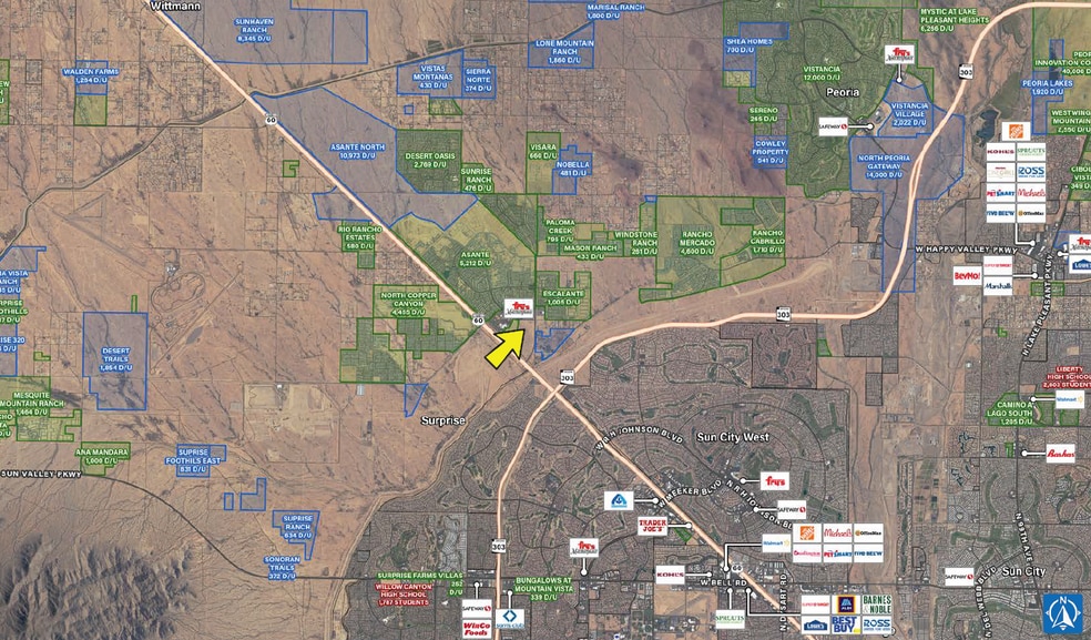 SWC Pat Tillman Blve & 163rd Ave, Surprise, AZ for lease - Building Photo - Image 2 of 2