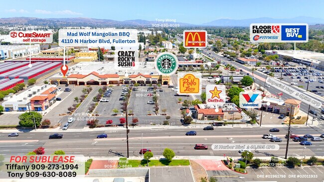 Plus de détails pour 4110 N Harbor Blvd, Fullerton, CA - Commerce de détail à louer