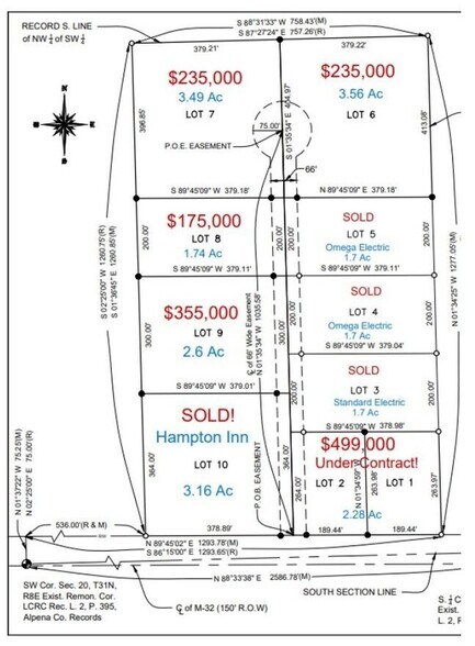 M-32 Hwy, Alpena, MI à vendre - Plan de site - Image 2 de 2
