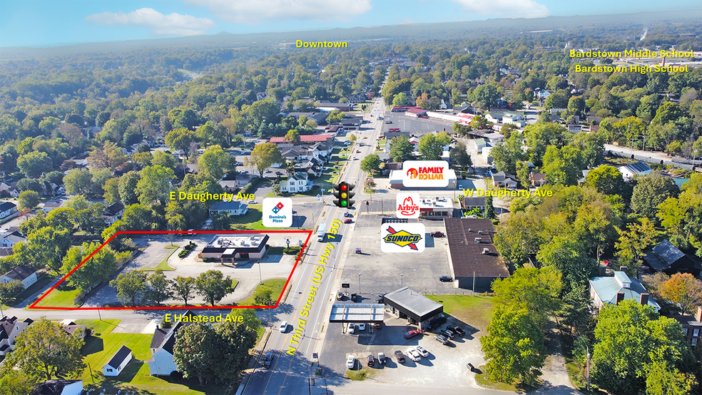 707 N 3rd St, Bardstown, KY à louer - Aérien - Image 2 de 8