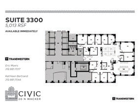 20 N Wacker Dr, Chicago, IL à louer Plan d’étage- Image 1 de 1