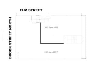124 Brock St N, Whitby, ON à louer Plan de site- Image 1 de 2