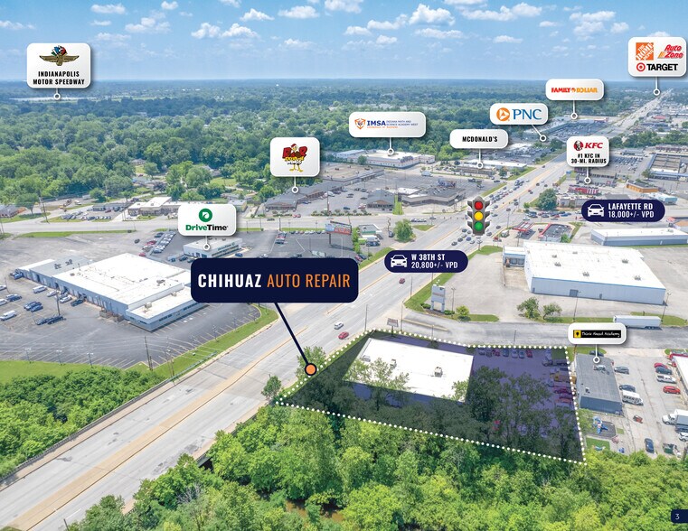 4250 W 38th St, Indianapolis, IN à vendre - Photo du bâtiment - Image 2 de 9