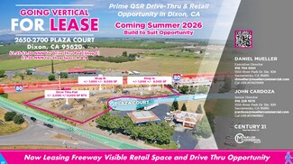 Plus de détails pour 2650-2700 Plaza Court, Dixon, CA - Commerce de détail à louer