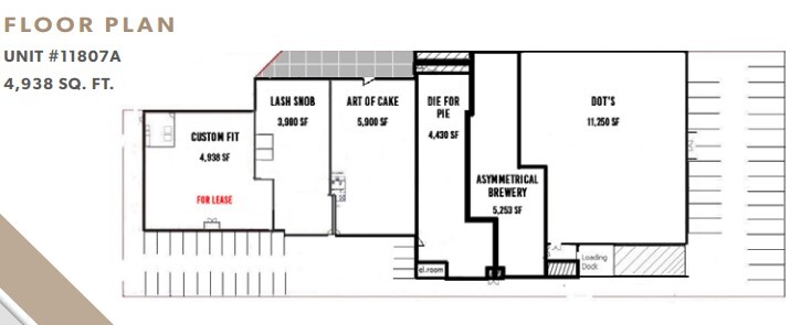 11817 105th Ave, Edmonton, AB for lease Floor Plan- Image 1 of 1