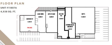 11817 105th Ave, Edmonton, AB for lease Floor Plan- Image 1 of 1