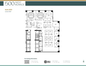 500 West Monroe St, Chicago, IL à louer Plan d  tage- Image 1 de 1