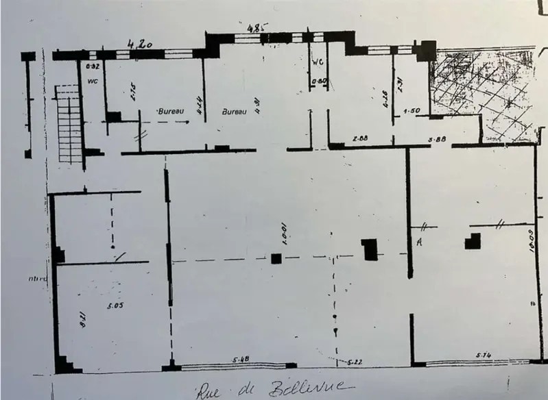 Commerce de détail dans Boulogne-Billancourt à louer - Plan d’étage - Image 2 de 8