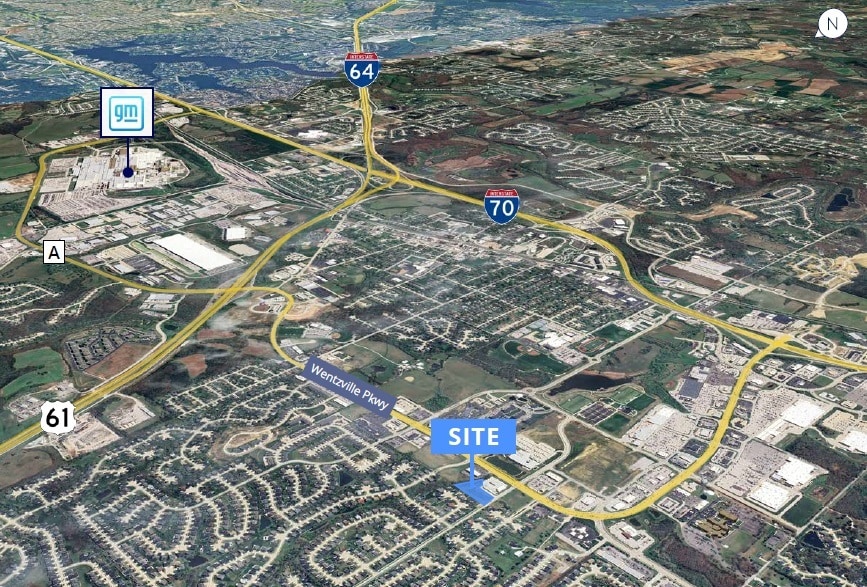 2 Acres Great Oaks Dr, Wentzville, MO à vendre - Aérien - Image 3 de 3