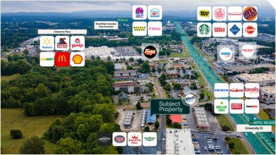 1419 Waddell Dr, Huntsville, AL - AERIAL  map view - Image1