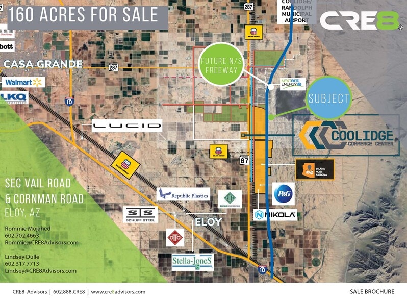 SEC Vail & Cornman, Eloy, AZ for sale - Building Photo - Image 1 of 2
