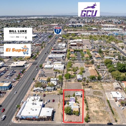 5016 N 21st Ave, Phoenix, AZ for sale - Aerial - Image 3 of 3
