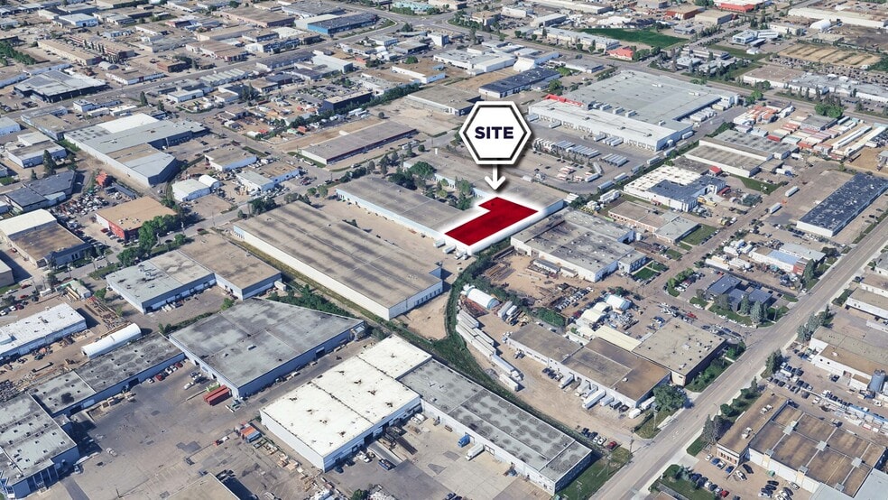 14504-14598 121A Av NW, Edmonton, AB for lease - Aerial - Image 3 of 6