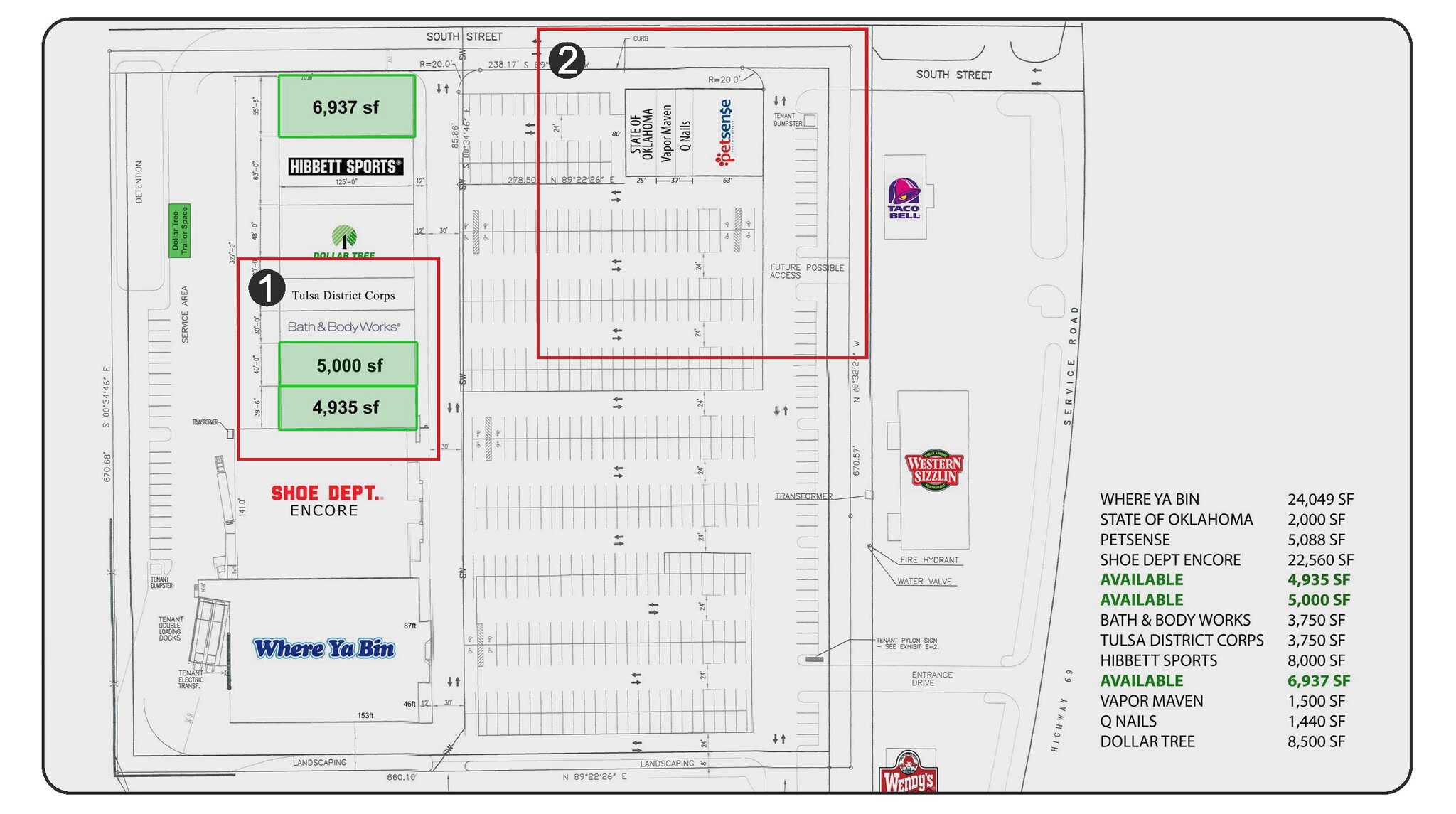 520 George Nigh Hwy, Mcalester, OK for lease Site Plan- Image 1 of 1