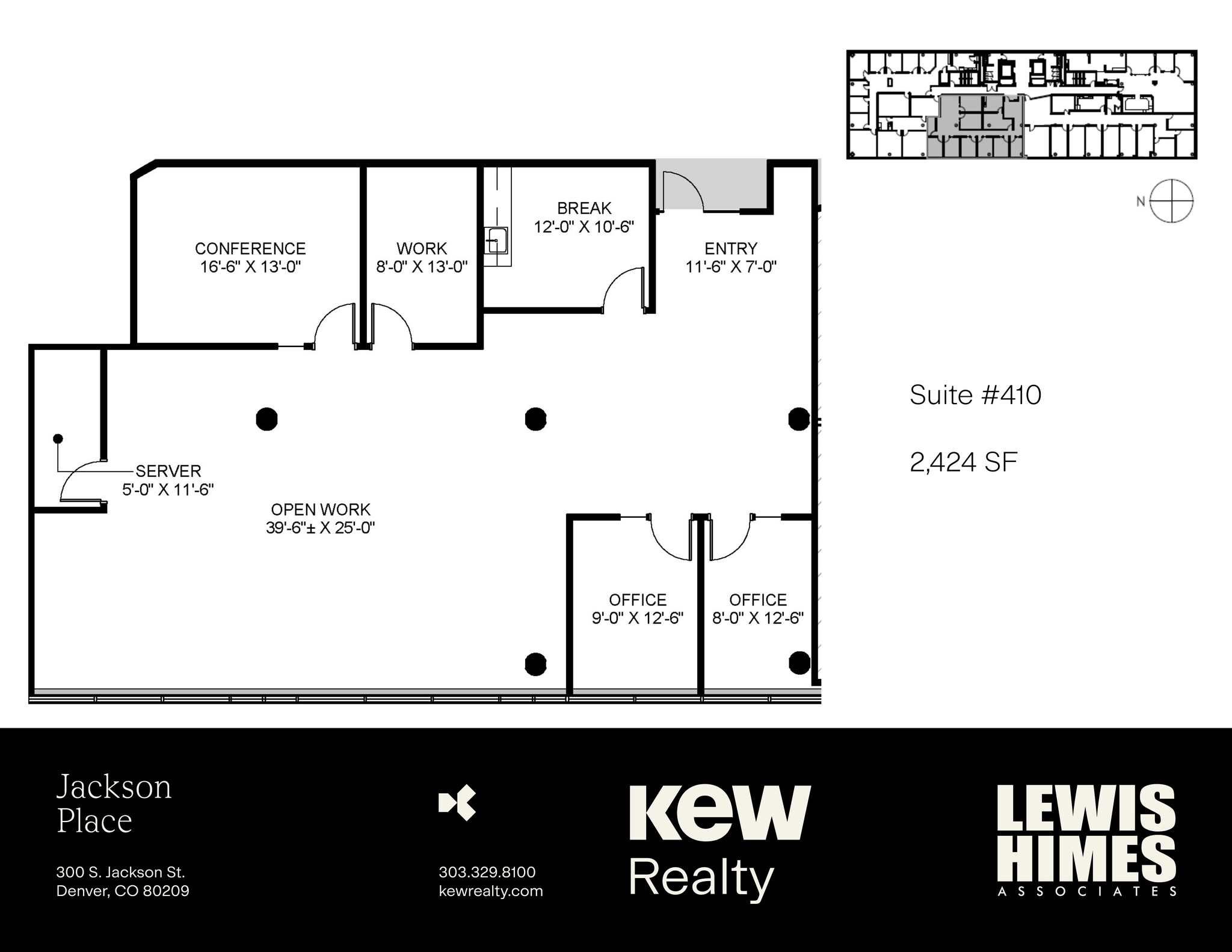 300 S Jackson St, Denver, CO à louer Plan de site- Image 1 de 8
