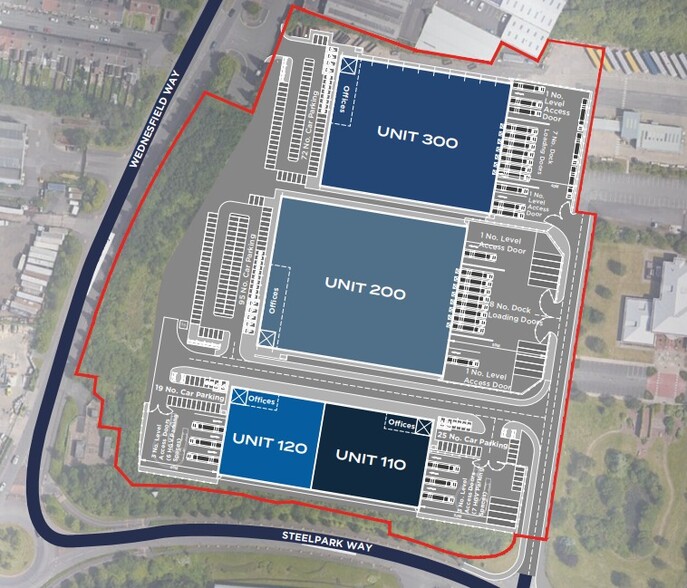 Steelpark Way, Wolverhampton à louer - Plan de site - Image 2 de 2