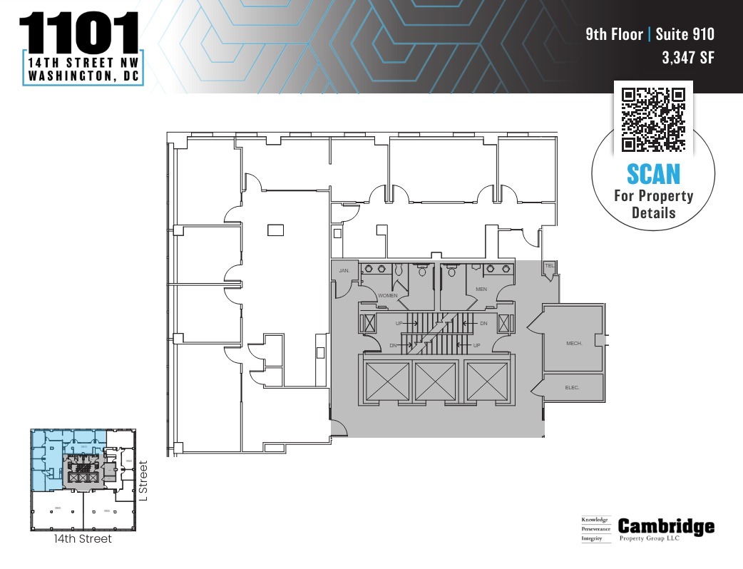 1101 14th St NW, Washington, DC for lease Floor Plan- Image 1 of 1