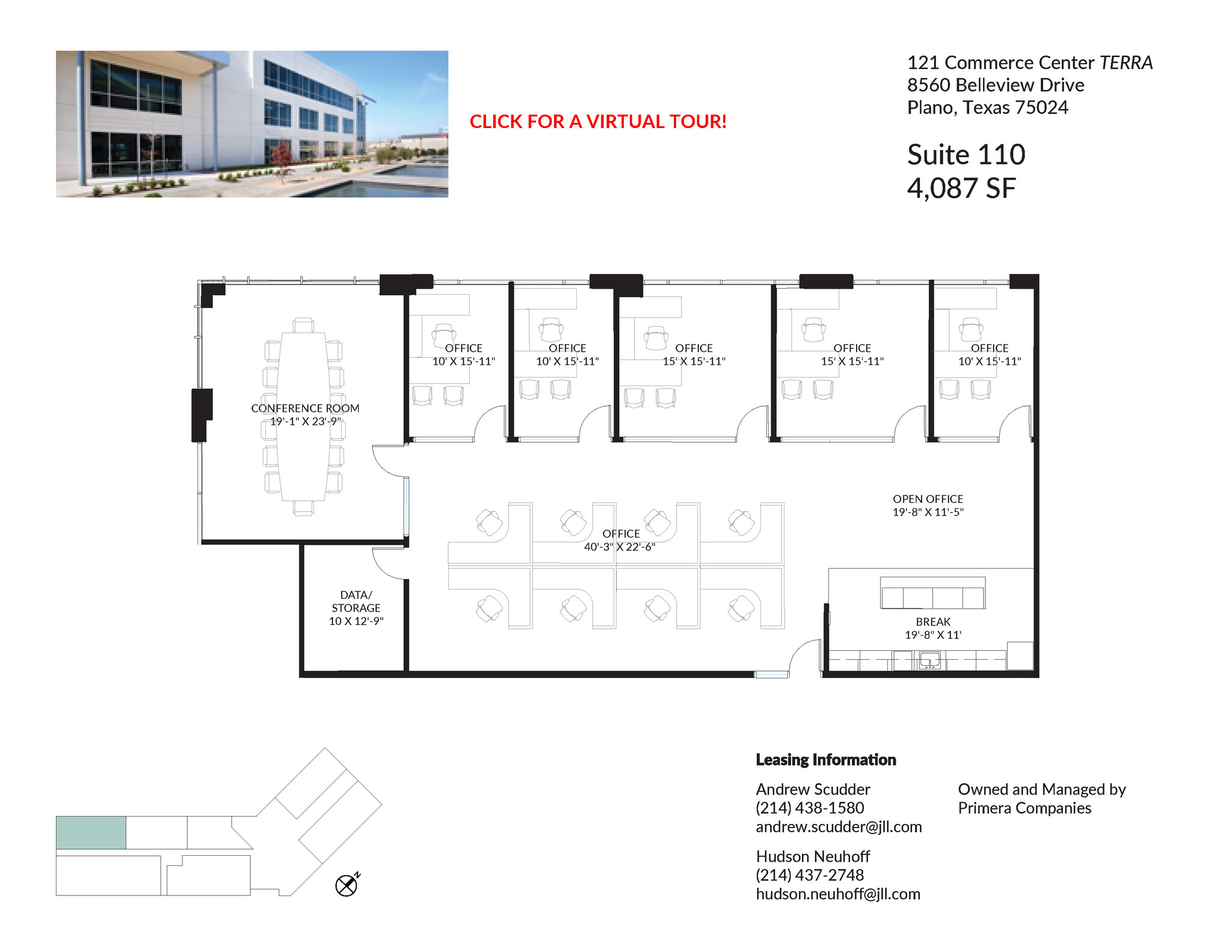 8560 Belleview Dr, Plano, TX for lease Floor Plan- Image 1 of 4