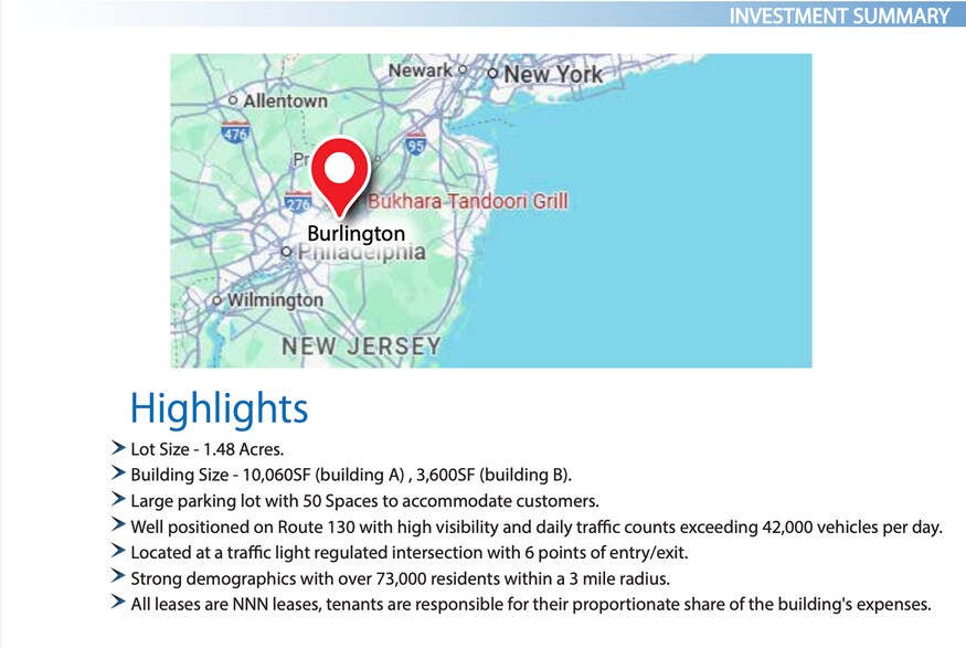 125 Us-130, Burlington, NJ à vendre - Photo du bâtiment - Image 2 de 7
