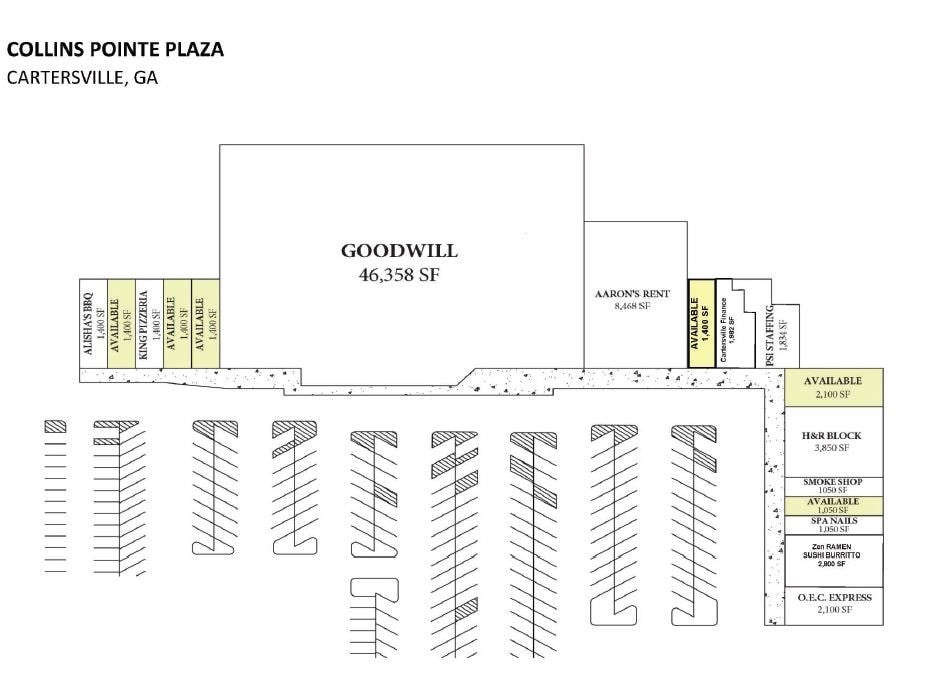 900 Joe Frank Harris Pky SE, Cartersville, GA for lease Site Plan- Image 1 of 1