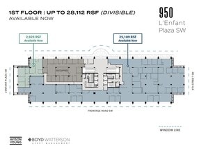 950 L'Enfant Plz SW, Washington, DC for lease Floor Plan- Image 1 of 1