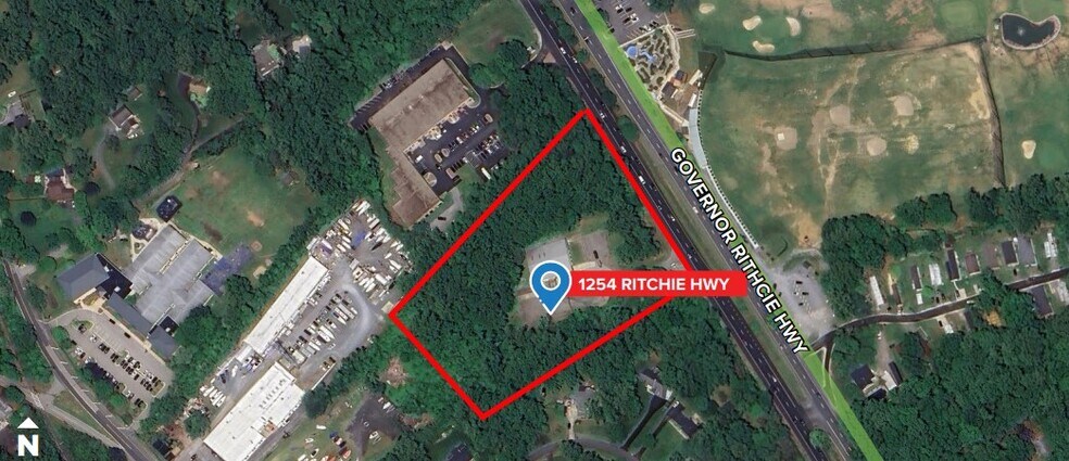 1254 Ritchie Hwy, Arnold, MD à louer - Aérien - Image 2 de 7