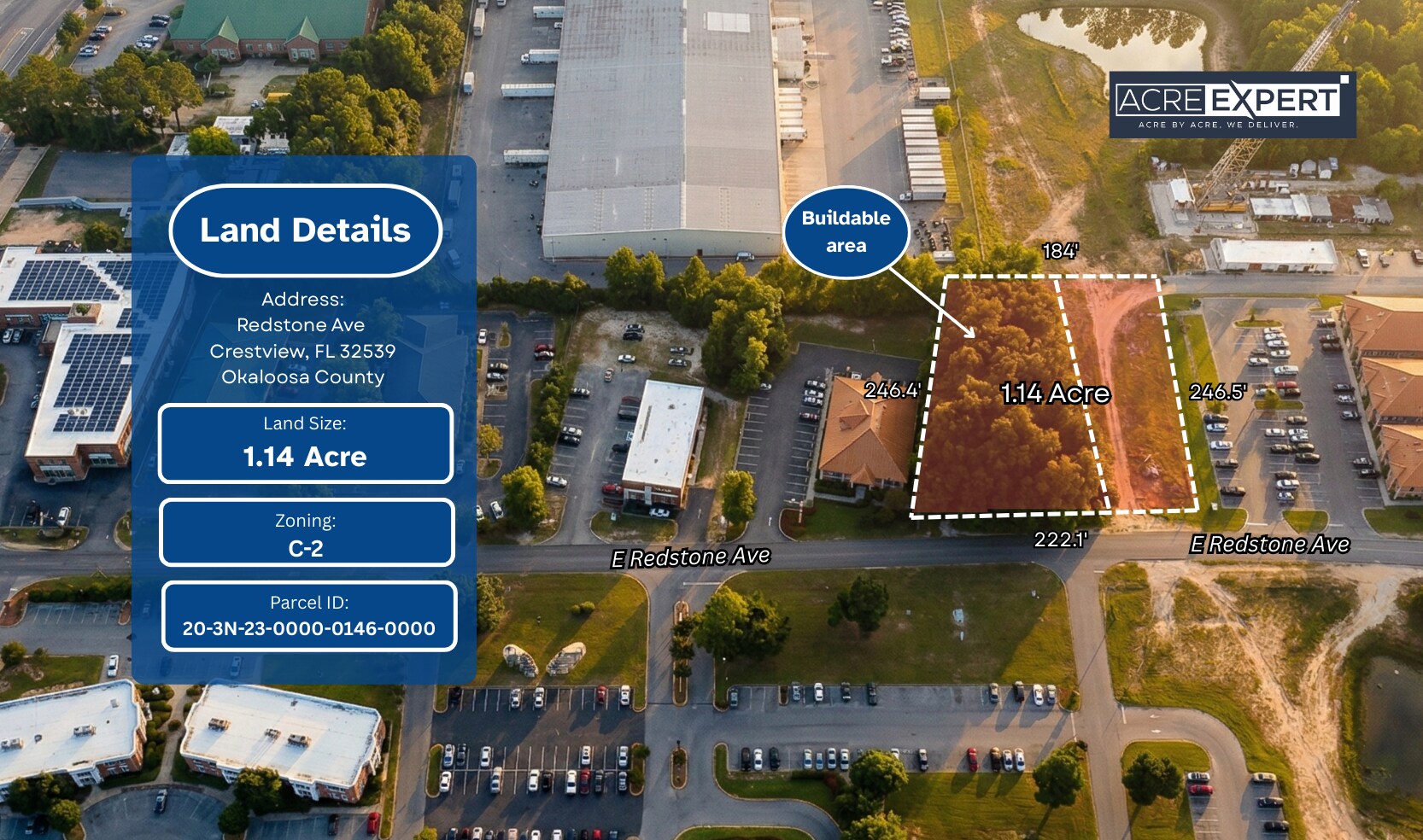 Redstone Avenue, Crestview, FL à vendre Photo principale- Image 1 de 4