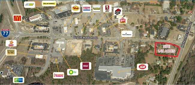 Plus de détails pour Blythewood Rd & Hwy 21, Blythewood, SC - Terrain à louer