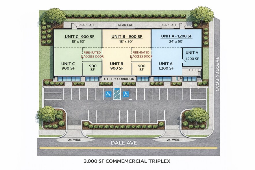 15 & 19 Dale Avenue, Melbourne, FL à vendre - Photo du bâtiment - Image 3 de 20