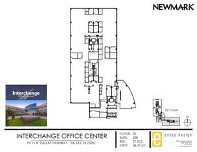19111 N Dallas Pky, Dallas, TX à louer Plan d’étage- Image 2 de 3