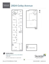2924 Colby Ave, Everett, WA à louer Plan de site- Image 1 de 1