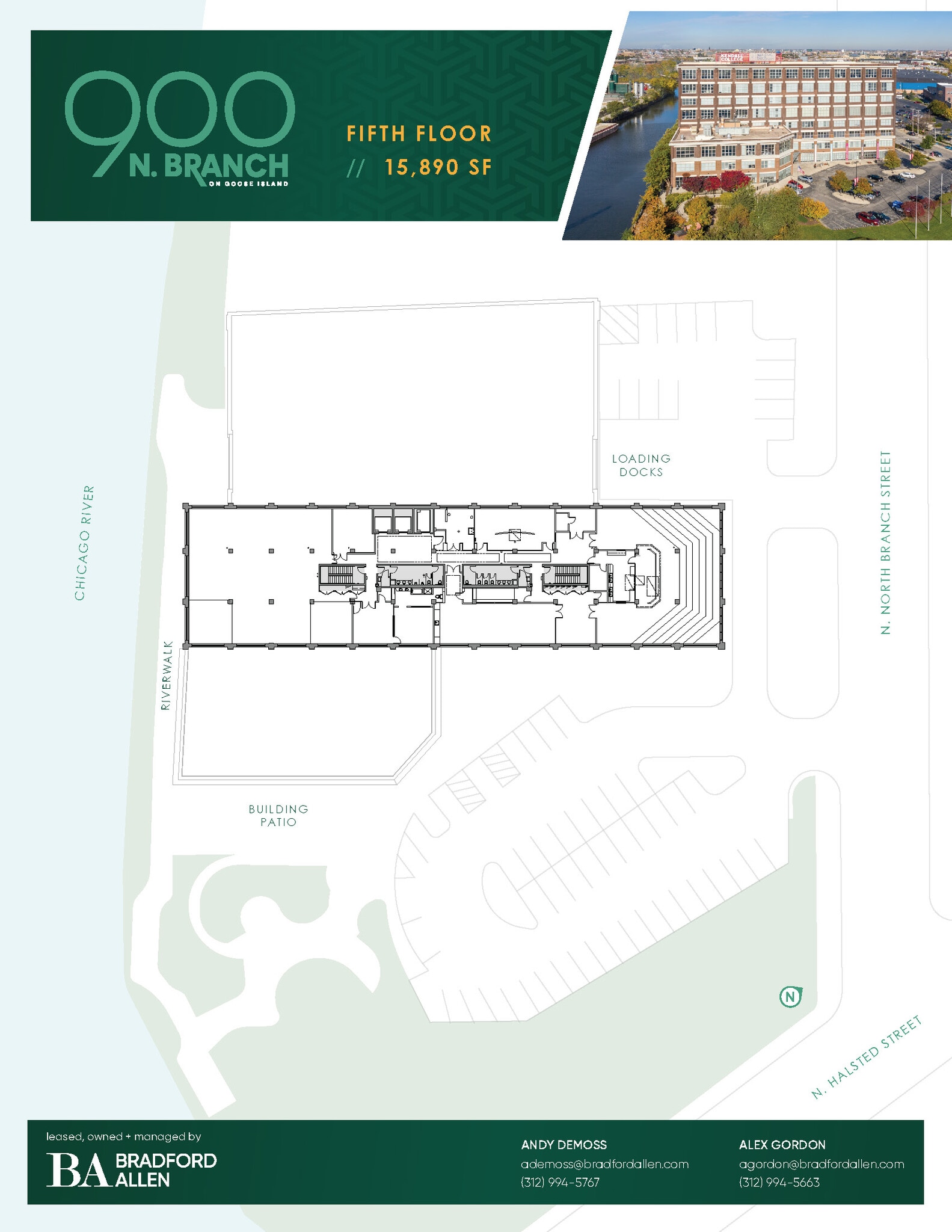 900 N Branch St, Chicago, IL for lease Floor Plan- Image 1 of 5