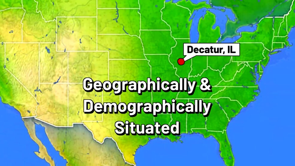 2500 N 22nd St, Decatur, IL à vendre - Vidéo sur l’inscription commerciale - Image 1 de 1